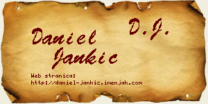 Daniel Jankić vizit kartica